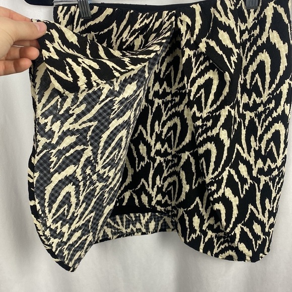 Anthropologie See U Soon Bohemian Funky Formal Mini Skirt Flowy - Size 4 - Picture 5 of 12
